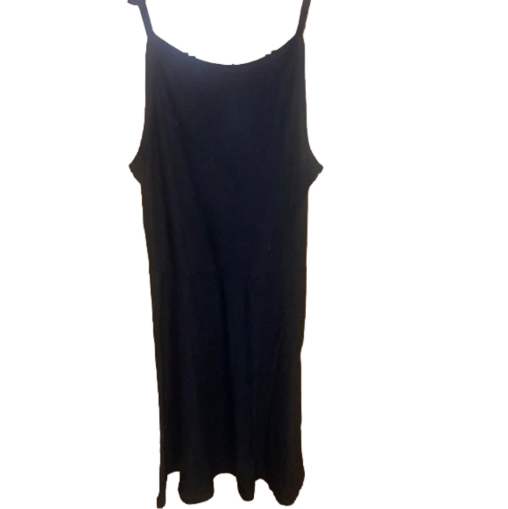 Black Spaghetti Strap Mini Dress